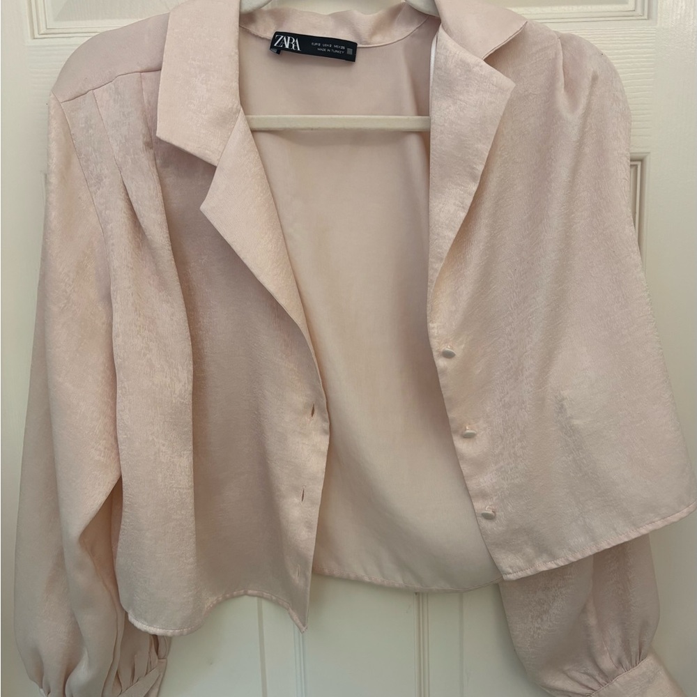 Zara Cream Button Down